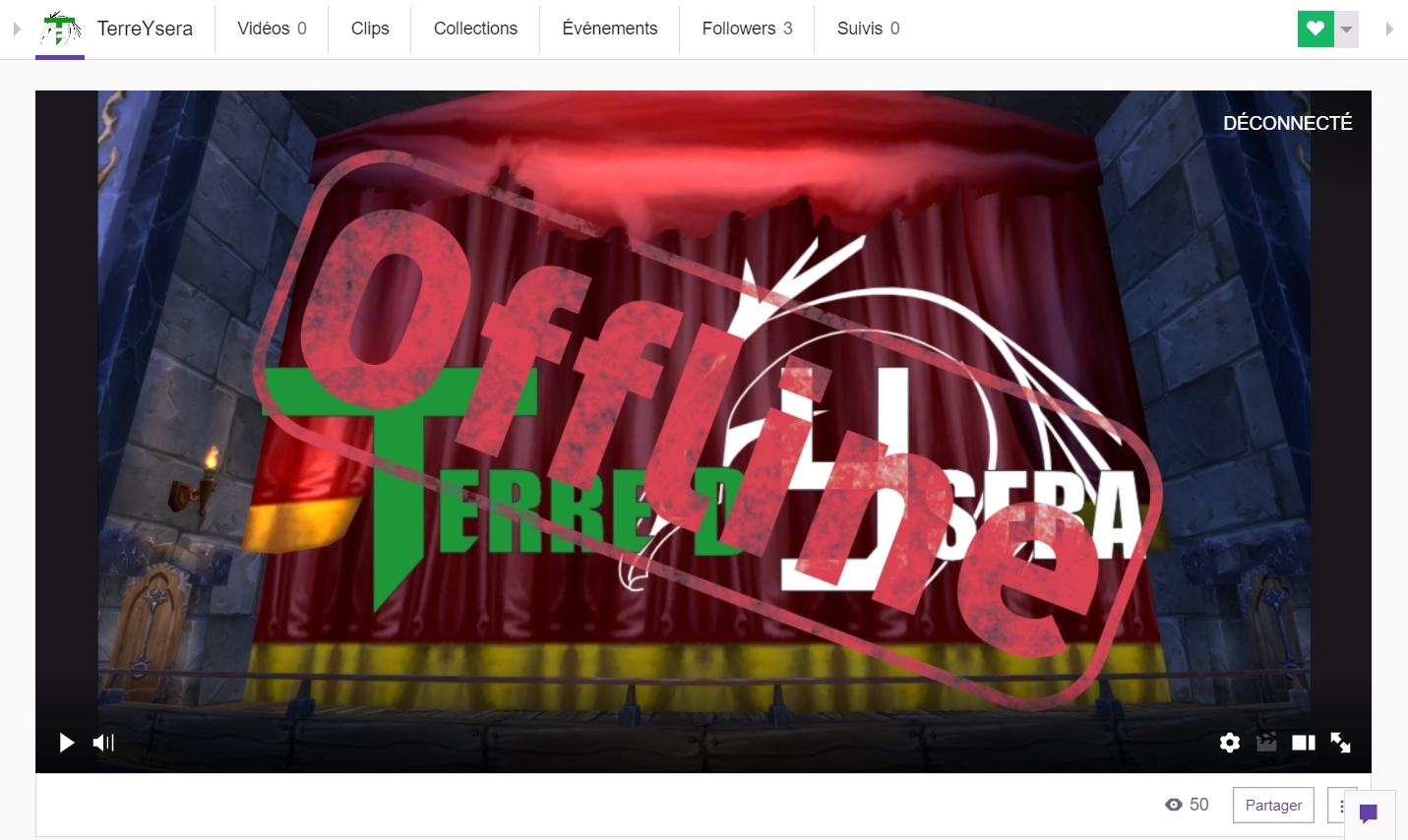 chaine twitch ysera