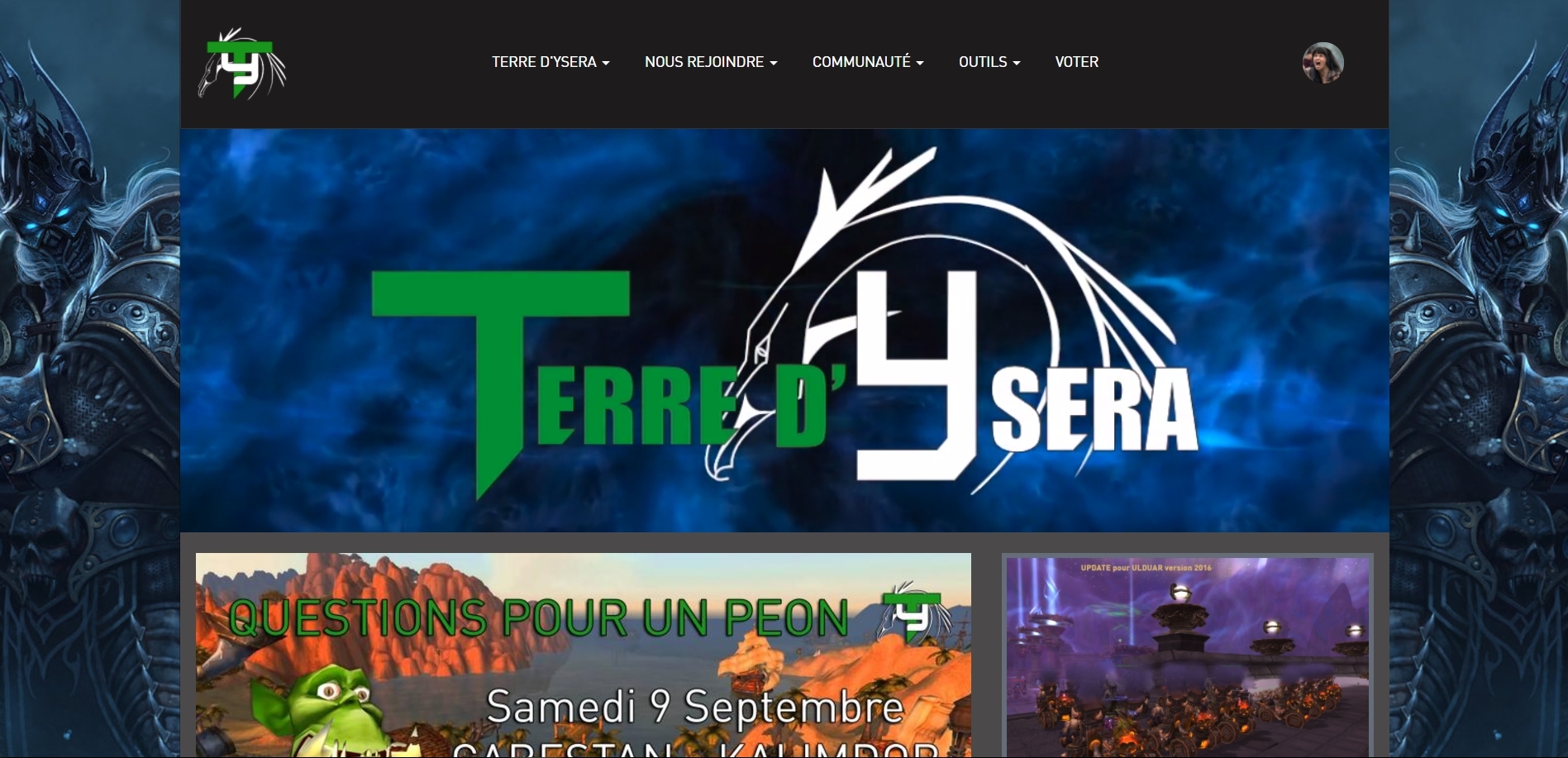 terre d'ysera rentrée site